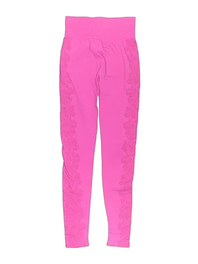 Pre-owned Yogalicious Kids' Casual Pants In Pink