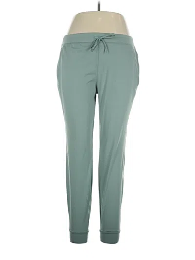 Pre-owned Yogalicious Casual Pants In Teal