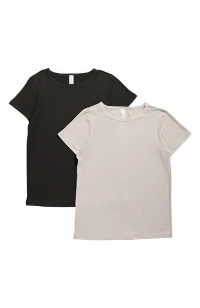 Yogalicious Cationic Bare Essence 2-pack Jersey T-shirts In Multi