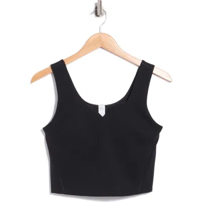 Yogalicious Cloud Skin Aura Lia Crop Tank In Black