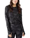 Yogalicious Cropped Hoodie Top In Black