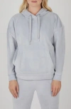 Yogalicious Dreamy Rib Year Round Sweatshirt In Micro Chip