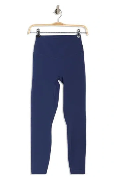 Yogalicious Everyday Flex High Waist Ankle Leggings In Blue