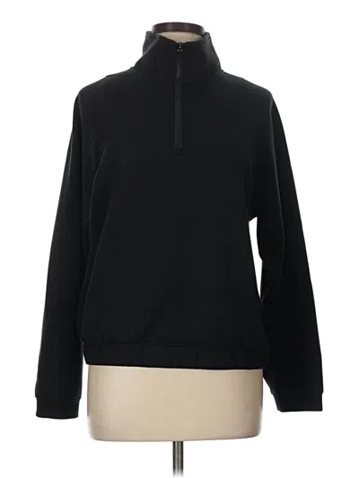 Pre-owned Yogalicious Fleece Jacket In Black