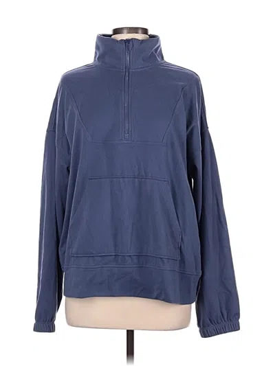 Pre-owned Yogalicious Fleece Jacket In Blue
