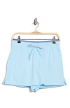 Yogalicious Halo Woven Pace Perfection Shorts In Blue