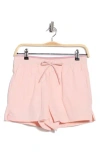 Yogalicious Halo Woven Pace Perfection Shorts In Pink