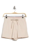 Yogalicious Halo Woven Pace Perfection Shorts In Neutral