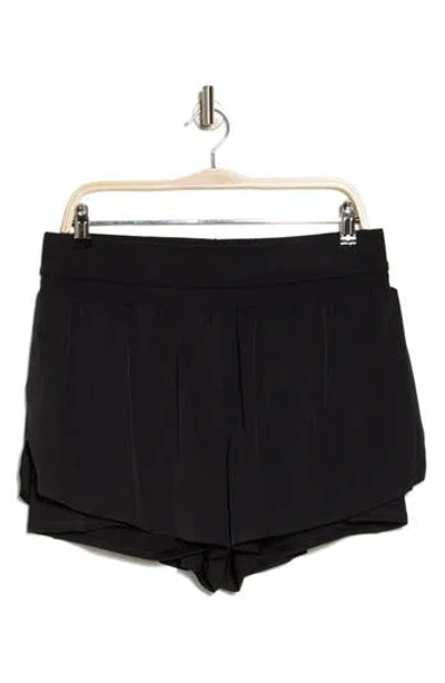 Yogalicious Haven Running Shorts In Black