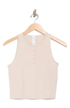 Yogalicious Heavenly Rib Adrienne Henley In Neutral