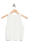 Yogalicious Heavenly Rib Adrienne Henley In White