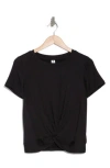 Yogalicious Hypnotize Super Soft Twist Front T-shirt