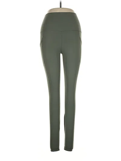 Pre-owned Yogalicious Jeggings In Green