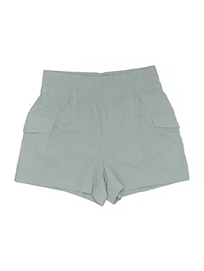 Pre-owned Yogalicious Khaki Shorts In Green