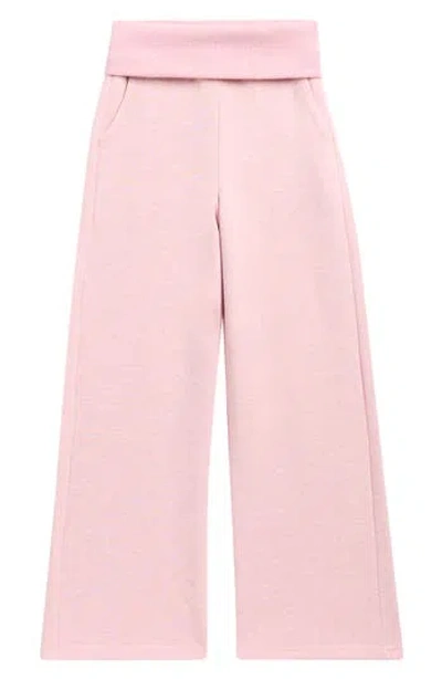 Yogalicious Kids' Basic Wide Leg Pants In Pink