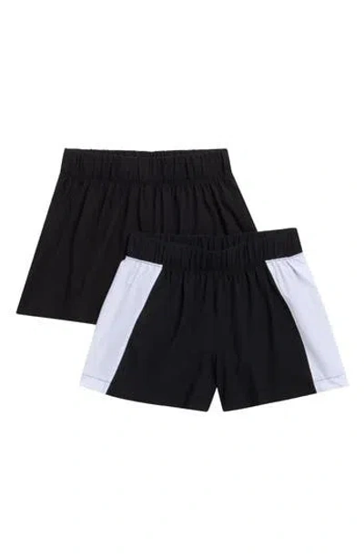 Yogalicious Kids' Lightstreme My Moment 2-pack Assorted Shorts In Black