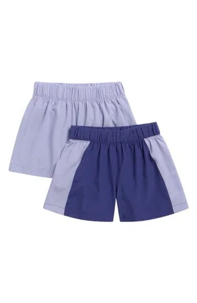 Yogalicious Kids' Lightstreme My Moment 2-pack Assorted Shorts In Purple