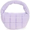 Yogalicious Kids' Mini Quilted Shoulder Bag In Pastel Lilac