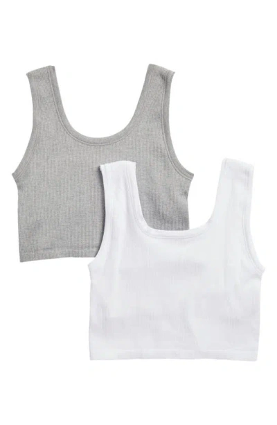 Yogalicious Kids' Seamless Bonnie 2-pack Assorted Tanks In Multi