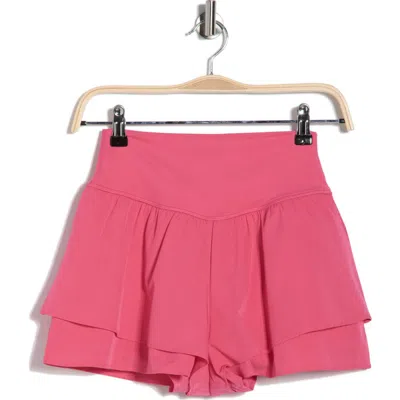 Yogalicious Lightstreme Flirty 2-in-1 Active Shorts In Multi