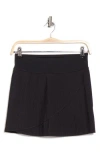 Yogalicious Lightstreme Hybrid Arabella Pleated Skort In Black