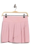 Yogalicious Lightstreme Hybrid Arabella Pleated Skort In Pink