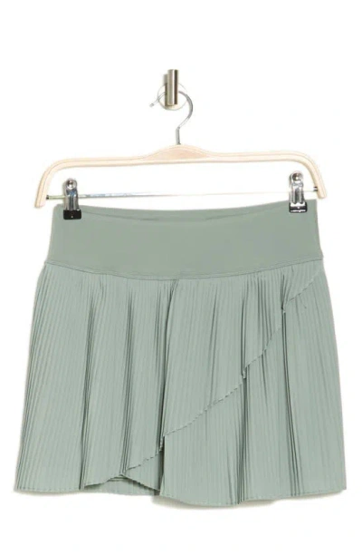 Yogalicious Lightstreme Hybrid Arabella Pleated Skort In Green Milieu