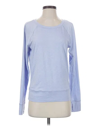Pre-owned Yogalicious Long Sleeve T-shirt In Blue