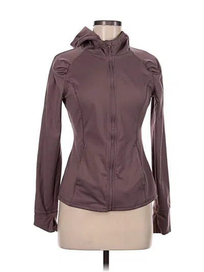 Pre-owned Yogalicious Long Sleeve T-shirt In Brown
