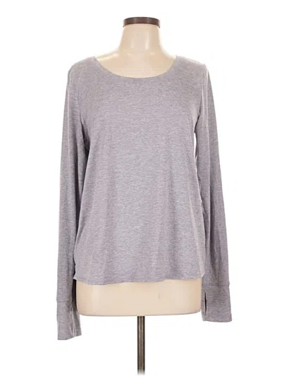 Pre-owned Yogalicious Long Sleeve T-shirt In Gray