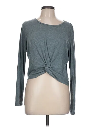 Pre-owned Yogalicious Long Sleeve T-shirt In Gray