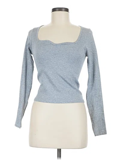 Pre-owned Yogalicious Long Sleeve T-shirt In Gray