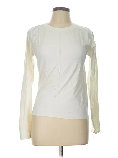 Pre-owned Yogalicious Long Sleeve T-shirt In Ivory