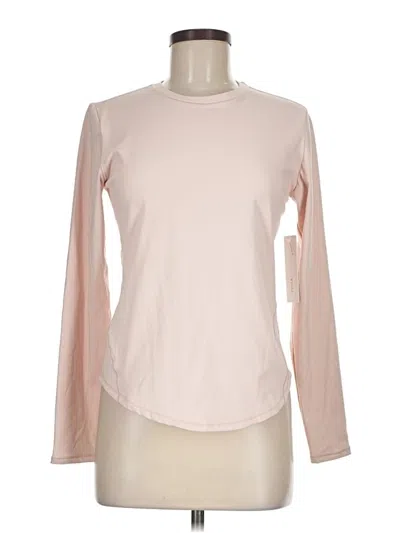 Yogalicious Long Sleeve T-shirt In Pink