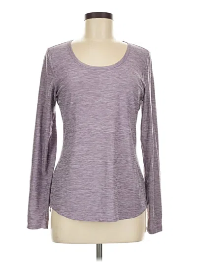 Pre-owned Yogalicious Long Sleeve T-shirt In Purple
