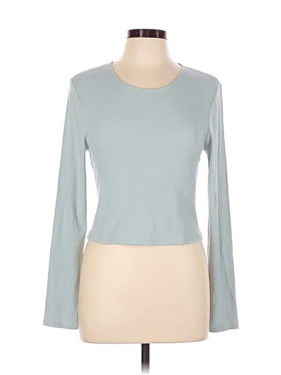 Pre-owned Yogalicious Long Sleeve T-shirt In Teal