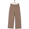 Yogalicious Lux Avenue Wide Leg Pants In Brown