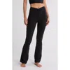 Yogalicious Lux Ballerina Flare Leggings In Black