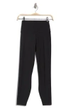 Yogalicious Lux Circuit Laser Cut Ankle Leggings In Black