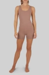 Yogalicious Lux Core Endurance Romper In Antler