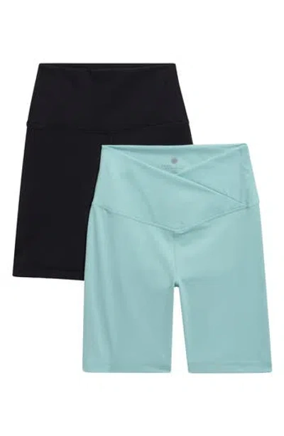 Yogalicious Lux Crossover High Waist Bike Shorts