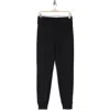 Yogalicious Lux District Zip Pocket Joggers In Black