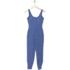 Yogalicious Lux Emmy Jumpsuit In Gray Blue