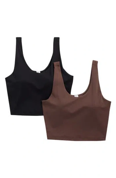 Yogalicious Lux Everyday Cloud Support Tank Set In Multi