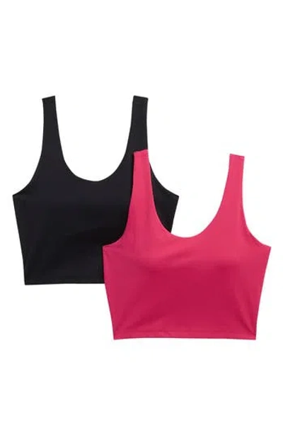 Yogalicious Lux Everyday Cloud Support Tank Set In Multi
