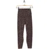 Yogalicious Lux High Waist Leggings In Brown