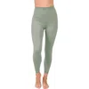 Yogalicious Lux High Waist Leggings In Deep Lichen Green