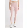 Yogalicious Lux High Waist Leggings In Pale Mauve