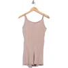Yogalicious Lux Lotus Romper In Neutral