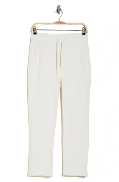 Yogalicious Lux Side Pocket Straight Leg Joggers In White